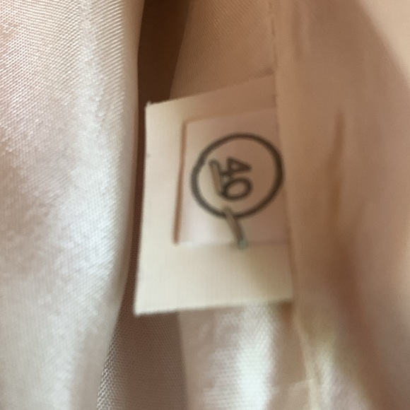 Carven (French designer) linen jacket with embroidery lower area - Picture 3 of 4